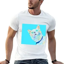 Phil el gato T-Shirt Non-Shrink Basic Cotton T-Shirt