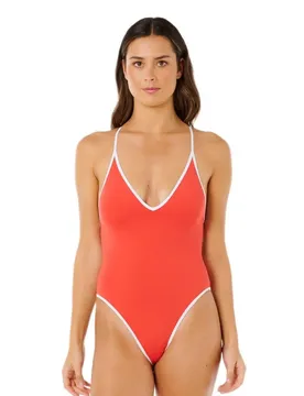 Maillot De Bain Classic Surf Red 2XS