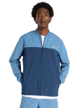 Stretch Bomber Jacket Herren Jacken - Blau - Größe M - Poly Jersey Blue M