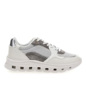 Sneakers da donna bianco grigio con inserti mesh Pittarello 8W24859 37