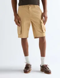 Pure Cotton Cargo Shorts Beige male