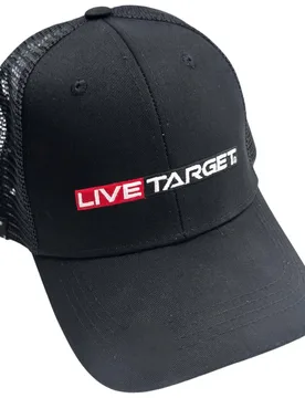Logo Cap Black One Size Men,Women - Live Target - FashionsVida