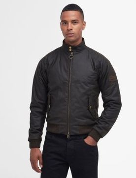 Para hombre. MWX0465 Chaqueta Merchant Wax oliva (M), , Casual, Algodón