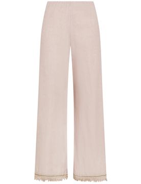 PANTALONE Donna AL FONDO CON FRANGIA