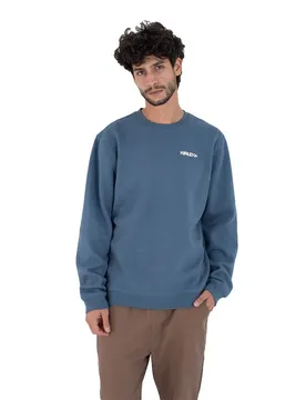 Felpa Graphic Slub Grey Teal L