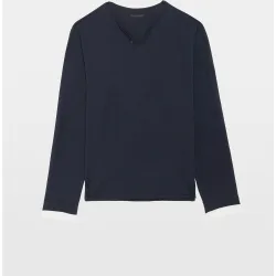 Zadig & Voltaire - Camiseta de manga larga tunecina de hombre de algodón