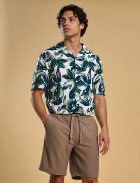 Sinsay - Pantaloncini basic - beige