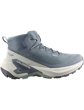 Chaussures de randonnée en GORE-TEX® - Genesis Mid GTX W Grisaille/Green Milieu - Taille 38 - Salomon - FashionsVida