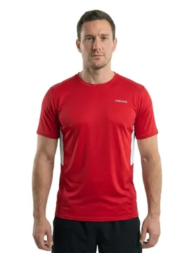 Club Tech Short Sleeve T-shirt Red S - Head Racket - FashionsVida