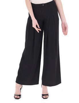 LINKS Pantalone wide leg NERO 40