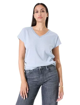 T-shirt à Manches Courtes Z0016 Cornflower M - Garcia - FashionsVida