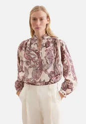 Verspielte Tunikabluse mit Rüschendetails Rosa/Pink 38