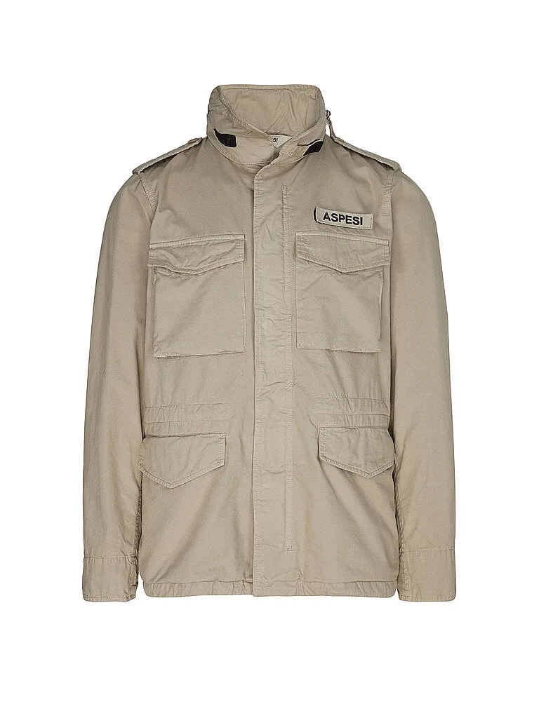 Fieldjacket beige S herren - Aspesi - FashionsVida