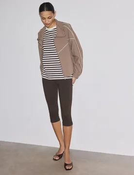 Stradivarius 7/8-Hose Braun S - Stradivarius - FashionsVida