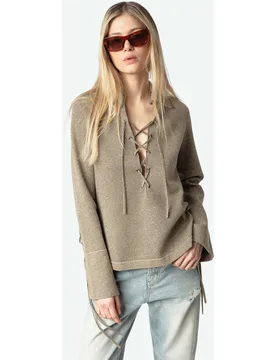 Zadig & Voltaire - Jersey de mujer Listy de mangas largas - Zadig & Voltaire - FashionsVida