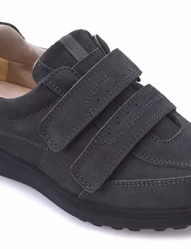 Maisie - Clearance Women's Extra Wide Shoes for Swollen Feet - Charcoal - Size: 5 XXW - Cosyfeet - FashionsVida