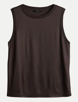 Opus Jerseytop Inise Braun 36 - Opus - FashionsVida