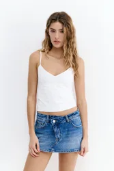 Pull&Bear Fine-Strap Top (Size: )