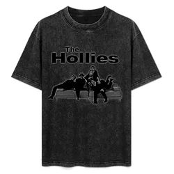 The Hollies T-Shirt Soft Casual Short Sleeve Cotton Tee