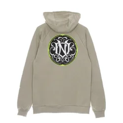 Felpa Leggera Cappuccio Uomo Monogramma Hoodie Beige