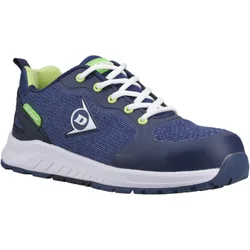 T-Max Textile Mens Navy/lima Safety Trainers - Size Uk 9