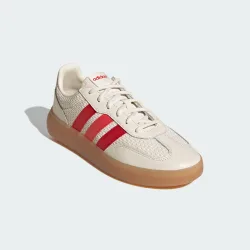 Womens Barreda Decode Shoes - White/red Leather - Size Uk 6
