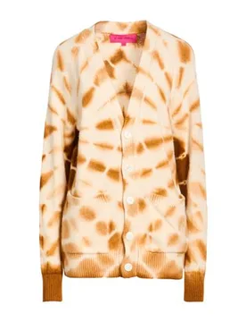 Strickjacke Damen Beige S Damen - The Elder Statesman - FashionsVida