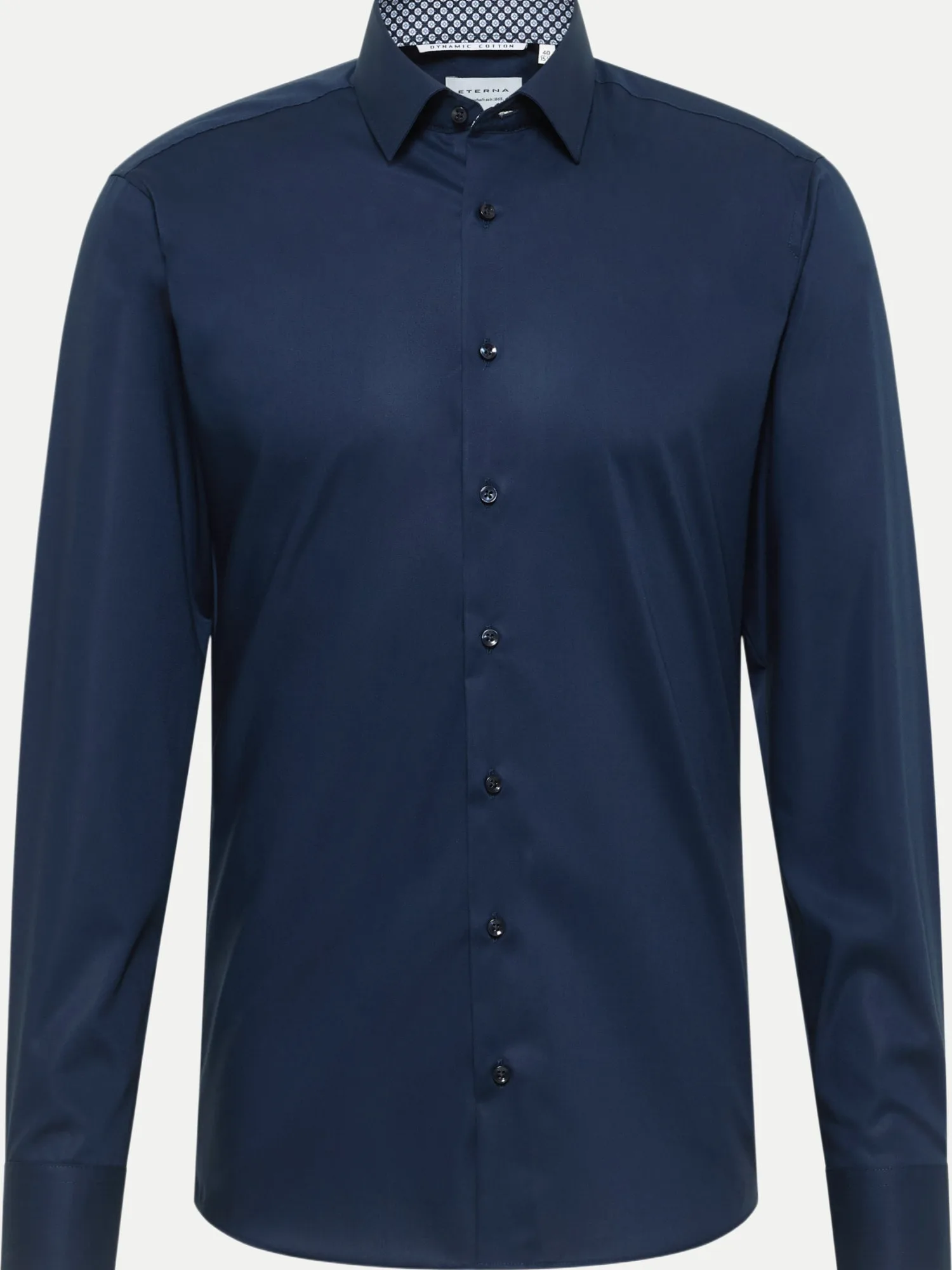 Eterna Langarmhemd Blau 39 - Eterna - FashionsVida