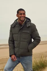 Fistral Mens Padded Jacket - Green