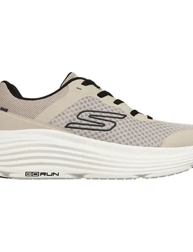 Scarpe Da Running Max Cushioning Endeavour Taupe And Black Synthetic / Textile EU 46 - Skechers - FashionsVida