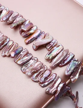 Irregular Shape Baroque Toothpick Pearls 100% Natural Freshwater Pearls Loose Spacer Beads for Jewelry Making DIY Accessories - Aliexpress - FashionsVida