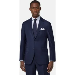 Chaqueta de traje de hombre ojo de perdiz de pura lana