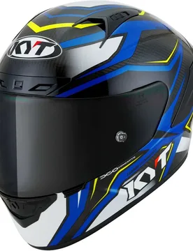 Casco Moto Integrale Racing NZ-RACE Carbon Stride Bianco taglia S - KYT - FashionsVida