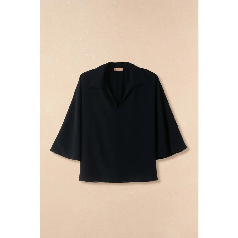 Blusa de mujer de corte recto y midi - Bimani - FashionsVida