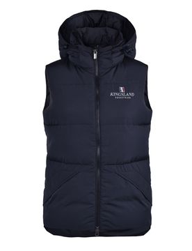 Daunenweste Unisex, blau L