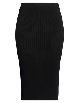 Falda midi Mujer Negro XL Mujer