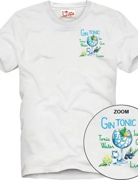 T-shirt uomo - t-shirt man gin glass 01n emb - n.d - MC2 SAINT BARTH - FashionsVida