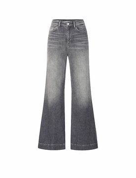 Jeans de pierna ancha gris 27/L32