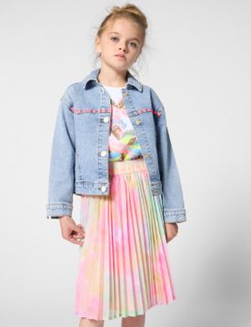Para niña. U21863 Falda Plisada (3Y= 94cm), Casual, Poliéster, moda infantil