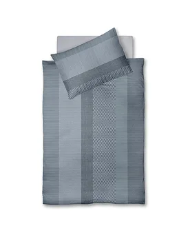 Satin Bettwäsche MODERN CLASSIC 70x90cm / 140x200cm Urban Graphite gris - Fleuresse - FashionsVida