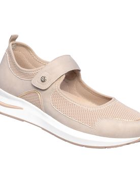 Aktiv-Klettballerina „Amelie“ beige 38 Damen