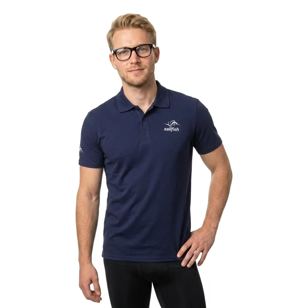 Lifestyle Short Sleeve Polo Dark Blue XS Men - Sailfish - FashionsVida
