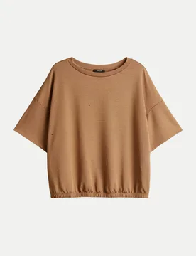 Opus T-Shirt Salien Braun 36 - Opus - FashionsVida