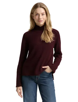 Felpa 107703 Dark Red Mélange L