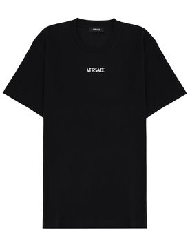 Versace Embroidered-logo T-shirt