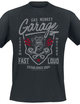 T-Shirt - Fast'n Loud - S bis XXL - für Männer - Größe S - schwarz - Lizenzierter Fanartikel - Männer - male