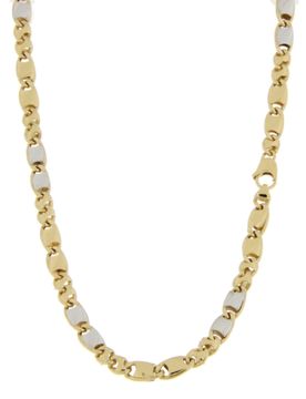 Collana Uomo Oro Bianco Giallo GL101914