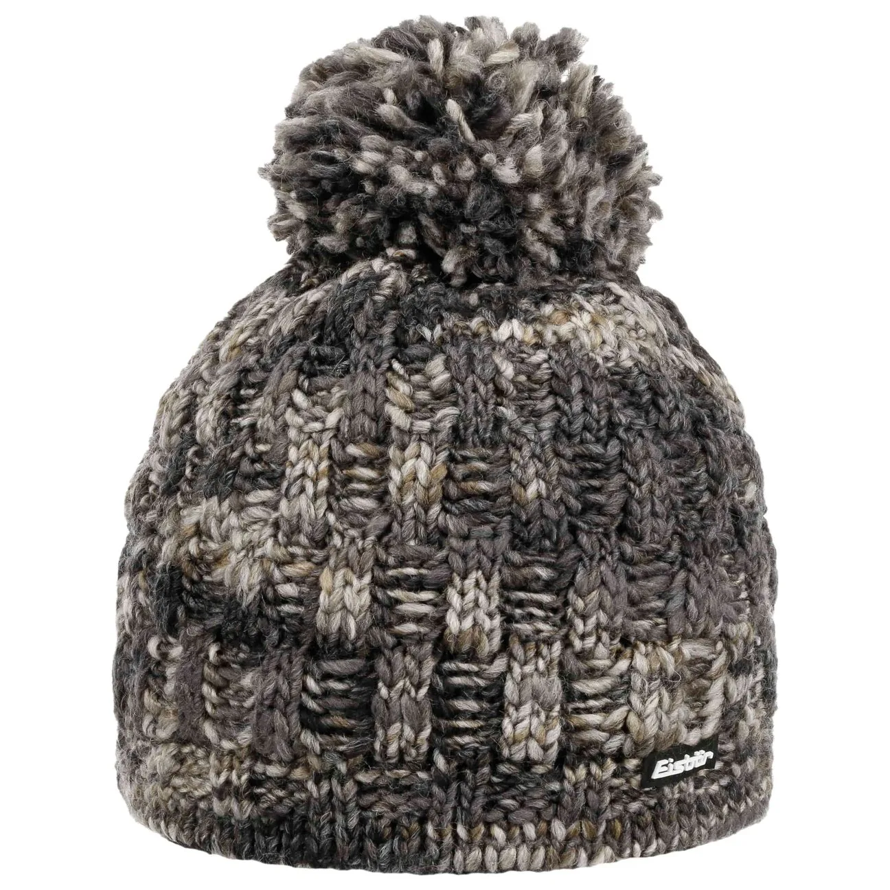 Chari Pompom Hat by - anthracite - Herren - Size: One Size - Eisbär - FashionsVida