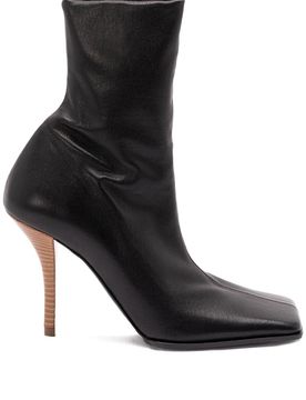 ALAIA Soft Square Boots in Leather