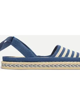Alpargatas de mujer tejido flexible anudadas al tobillo - Rothy´s - FashionsVida